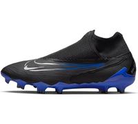 NIKE Phantom Gx Pro DF FG, Sneaker Hombre, Black Chrome Hyper Royal, 39 EU