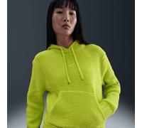 Nike Phoenix Cozy Bouclé Sudadera con capucha Knit de ajuste holgado - Mujer - Verde XL (EU 48-50)