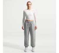 Nike Phoenix Fleece Jogger oversize de talle alto - Mujer - Gris XL (EU 48-50)
