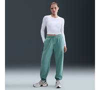 Nike Phoenix Fleece Jogger oversize de talle alto - Mujer - Verde XXS (EU 30)
