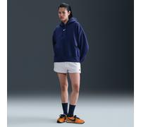 Nike Phoenix Fleece Pantalón corto de talle medio de 5 cm - Mujer - Marrón S (EU 36-38)