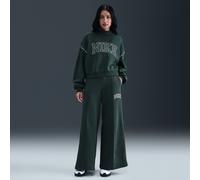 Nike Phoenix Fleece Pantalón de chándal de pierna ancha - Mujer - Verde XS (EU 32-34)