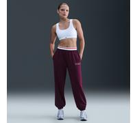 Nike Phoenix Fleece Pantalón de chándal de talle alto - Mujer - Rojo XL (EU 48-50)