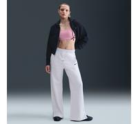 Nike Phoenix Fleece Pantalón de talle alto y pernera ancha - Mujer - Marrón XL (EU 48-50)