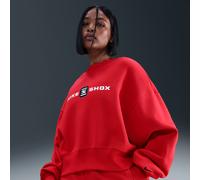 Sudadera Oversize Nike Sportswear Phoenix Fleece Shox para mujer Ref. IO2245-657 Color Rojo Talla L