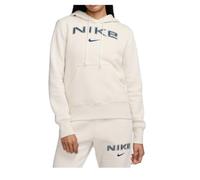 Nike Phoenix Fleece Std Logo Sudadera con Capucha, Lt Orewood Brn/White/Armory Na, Medium para Mujer