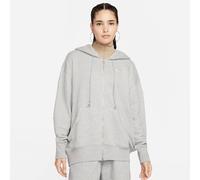 Nike Phoenix Fleece Sudadera con capucha, cremallera completa y ajuste oversize - Mujer - Gris L (EU 44-46)