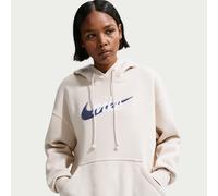 Nike Phoenix Fleece Sudadera con capucha oversize con logotipo - Mujer - Marrón M (EU 40-42)