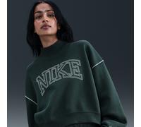 Nike Phoenix Fleece Sudadera de cuello alto - Mujer - Verde M (EU 40-42)