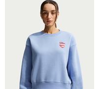 Nike Phoenix Fleece Sudadera de cuello redondo oversize - Mujer - Azul XXL (EU 52-54)