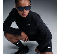 Nike Phoenix Plush Parte de arriba de manga larga de tejido Fleece con ajuste entallado y media cremallera - Mujer - Negro L (EU 44-46)