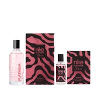 NIKE - Platinum Rosé Woman Promoción 150 + 30 ml, Colonia Mujer, Perfume Formato Spray, Eau de Toilette Natural y Femenina, Aroma Frutal Amaderada, Fragancia Intensa y de Larga Duración