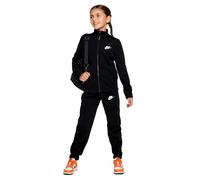 NIKE Poly Fz Chandal para niños Negro/Blanco 137-147 cm, Tamaño M