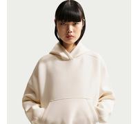 Nike Pregame Fleece Sudadera con capucha oversize - Mujer - Blanco L (EU 44-46)