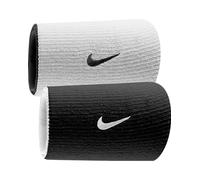 Nike Premier Home and Away - Pulseras de Doble Ancho (Negro/Blanco, OSFM)