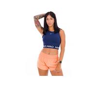 NIKE Top de fitness Pro cropped para mujer azul oscuro | M