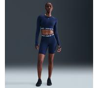 Nike Pro 365 Pantalón corto de 20 cm - Mujer - Azul M (EU 40-42)