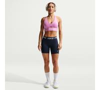 Nike Pro 365 Pantalón corto de talle medio de 13 cm - Mujer - Azul XS (EU 32-34)