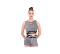 Nike Pro AOP vêtement running femme L Gris/argent