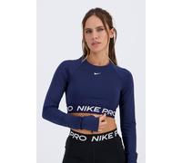 Nike Pro - Azul - Camiseta Crop Mujer talla S