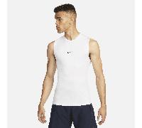 Ropa compresiva Nike Pro Dri-Fit Tight Sleeveless Fitness Top - Blanco, Negro M