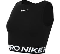 Nike Pro DF 365 Crop Tank Camiseta, Blanco/Negro, Extra-Large Mujeres