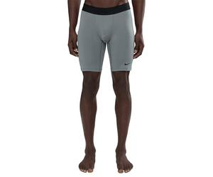 NIKE Pro Dri-Fit FB7963-010 - Pantalones Cortos Largos de Fitness para Hombre (Entrepierna de 9 Pulgadas) (Negro/Blanco), Gris, X-Small
