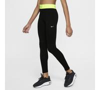 Pantalones para niña Nike Girls Pro Dri-Fit Leggings - Blanco, Negro, Verde XL