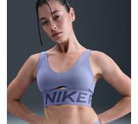 Nike Pro Indy Plunge Sujetador deportivo de sujeción media con almohadilla - Mujer - Azul L