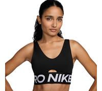 Nike Pro Indy Plunge Sujetador deportivo de sujeción media con almohadilla - Mujer - Negro XS