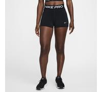 Nike Pro Leak Protection: Period Mallas cortas de 8 cm y talle medio - Mujer - Negro L (EU 44-46)