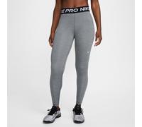 Nike Pro Leggings de talle medio con paneles de malla - Mujer - Gris XL (EU 48-50)