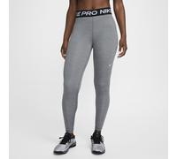 Nike Pro Leggings de talle medio con paneles de malla - Mujer - Gris XXL (EU 52-54)