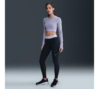 Nike Pro Leggings de talle medio con paneles de malla - Mujer - Negro XS (EU 32-34)