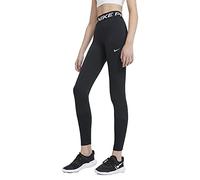 NIKE Pro, Leggings Niñas, Negro (Black/White), XS (122-128 cm)