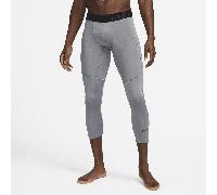 Nike Pro Mallas de fitness Dri-FIT de 3/4 - Hombre - Gris L