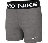 Nike Pro Pantalón Corto Dri-Fit De 13 Cm - Niña, Carbon Heather/White, FB1081-091, XS