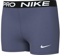 Nike Pro Pantalón Corto - Niña, Diffused Blue/Black/White, DA1033-491, XS