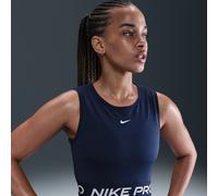 Nike Pro Parte de arriba corta de tirantes Dri-FIT - Mujer - Azul S (EU 36-38)