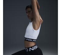 Nike Pro Parte de arriba corta de tirantes Dri-FIT - Mujer - Blanco XXS (EU 30)