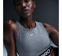 Nike Pro Parte de arriba corta de tirantes Dri-FIT - Mujer - Gris M (EU 40-42)