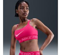 Nike Pro Sujetador deportivo de sujeción ligera sin almohadilla - Mujer - Rosa S
