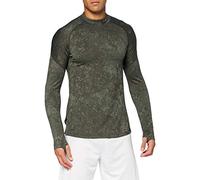 Nike Pro Top Mock Utility WRM - Sudadera para Hombre, Hombre, Sudadera., CU6743, Sequoia/Celadon/Black, Extra-Large