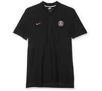 Nike PSG M NSW GSP Fran PQ AUT Camiseta Polo, Hombre, Black/Hyper Pink, L