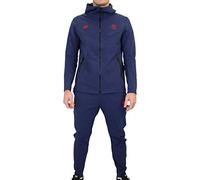 Nike PSG M NSW TCH Pck Hoodie FZ Cl Sudadera, Hombre, Midnight Navy/University Red, S