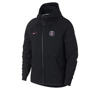 Nike PSG M NSW Tchflc Sudadera con Capucha, Hombre, Negro(black/hyper pink), M