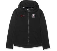 Nike PSG Y NSW TCH FLC FZ ESSNTIALS Sudadera, Unisex niños, Black/Hyper Pink, L