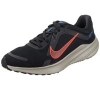 Nike Quest 5, Sneaker Hombre, Black/Bright Crimson-Cobblestone, 43 EU