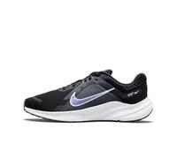 Nike Quest 5 Women's Road Running Shoes, Sneaker Mujer, Negro Blanco Hierro Gris Dk Smoke Grey, 40 EU