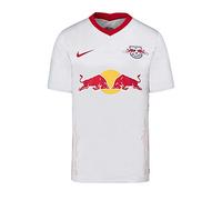 Nike RB Leipzig BRT Stad - Camiseta para Hombre, Deutscher Fussball, Evergreen, Camiseta del Equipo RB Leipzig BRT Stad., Hombre, Color Blanco/Rojo, tamaño Medium